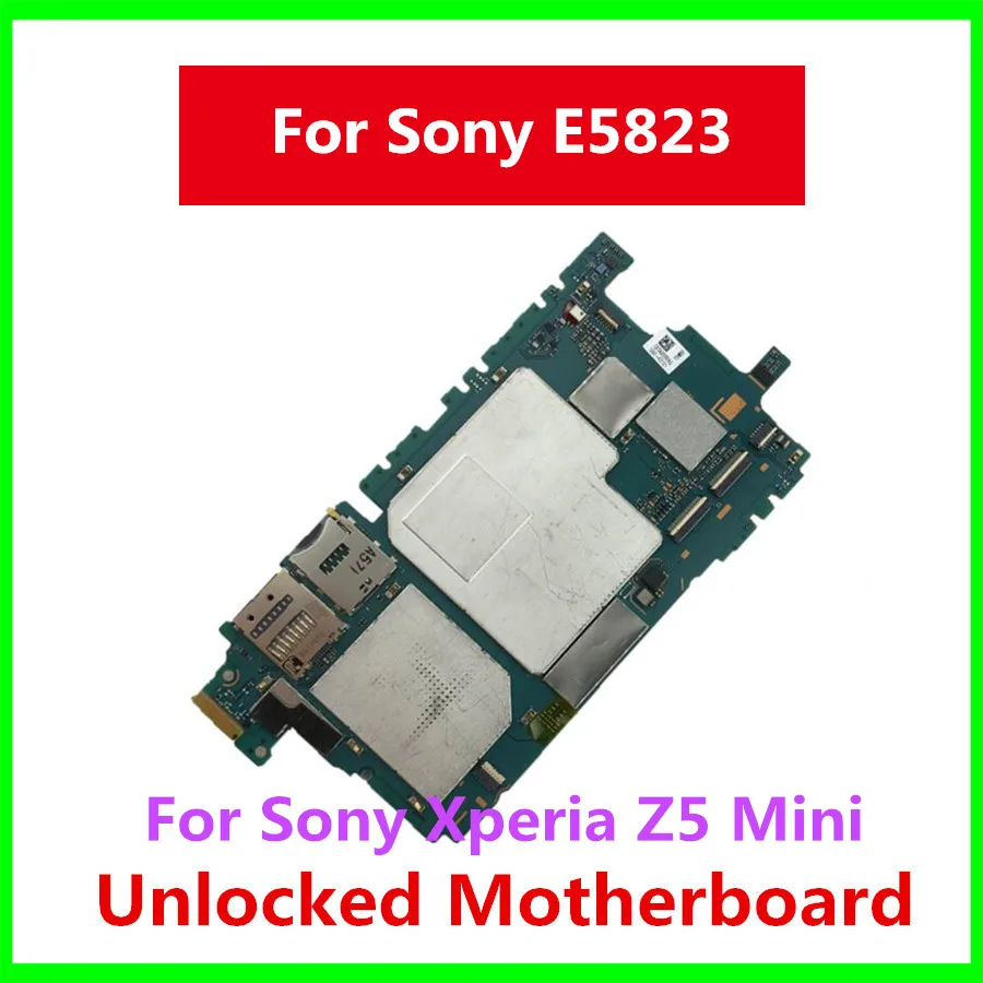 For Sony Xperia Z5 Mini E5823 Motherboard Unlocked Logic Board For Sony Xperia Z5 Mini E5823 With Chips Full Working Replacement
For Sony Xperia Z5 Mini E5823 Motherboard Unlocked Logic Board For Sony Xperia Z5 Mini E5823 With Chips Full Working Replacement