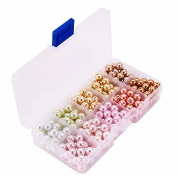 250pcs 10 Color Pink Theme Mixed Style Glass Pearl Round Beads Assortment Lot for Jewelry Making, 8mm, Hole: 1mm
250pcs 10 Color Pink Theme Mixed Style Glass Pearl Round Beads Assortment Lot for Jewelry Making, 8mm, Hole: 1mm