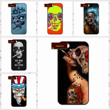 Digital Art Skull Smoke Funny Cover case for iphone 4 4s 5 5s 5c 6 6s plus samsung galaxy S3 S4 mini S5 S6 Note 2 3 4 DE0070