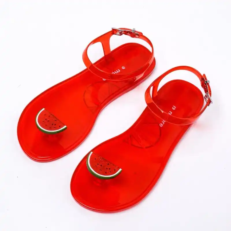 fruit jelly sandals