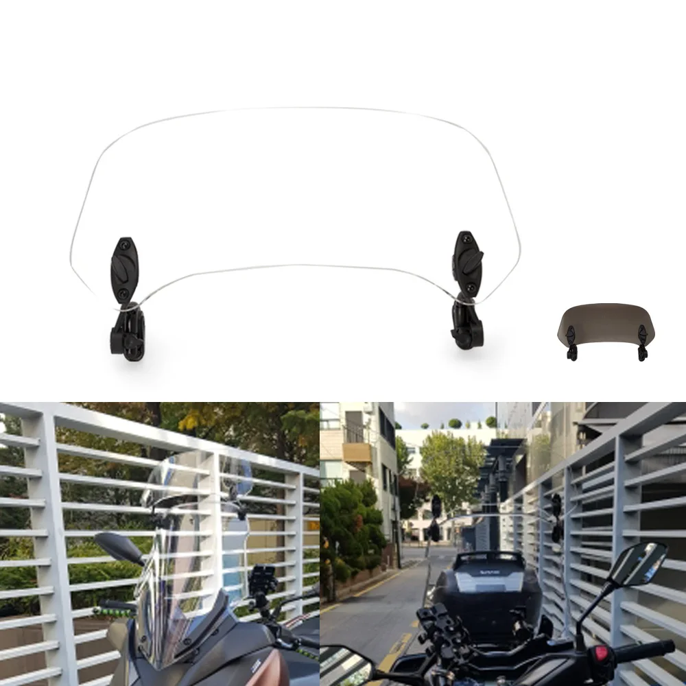 Прозрачный Регулируемый ветровой экран для мотоциклов Honda, BMW F800, R1200GS, KAWASAKI, YAMAHA
Прозрачный Регулируемый ветровой экран для мотоциклов Honda, BMW F800, R1200GS, KAWASAKI, YAMAHA
