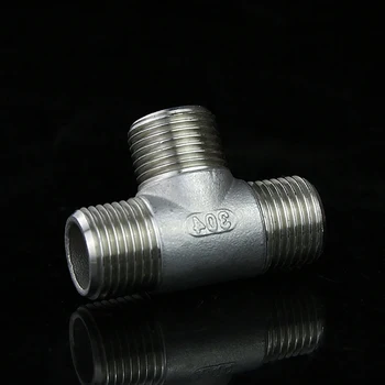 3/4" BSP Male Thread Tee Type 3 Way 304 Stainless Steel Threaded Pipe Fitting Connector For Water Oil Air
3/4" BSP Male Thread Tee Type 3 Way 304 Stainless Steel Threaded Pipe Fitting Connector For Water Oil Air