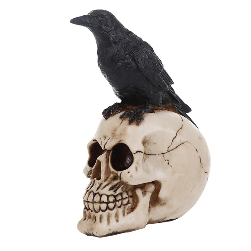 Statues Africa Home Decor Skull For Decoration Animal Human Resin Skull With Crow Skeleton Abstract Sculpture Art Carving Statue
Statues Africa Home Decor Skull For Decoration Animal Human Resin Skull With Crow Skeleton Abstract Sculpture Art Carving Statue