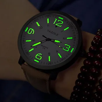 YAZOLE Mens Business Watches Top Brand Luxury Quartz Watch Men's Leather Band Sport Military Army Watches Relogio Masculino
YAZOLE Mens Business Watches Top Brand Luxury Quartz Watch Men's Leather Band Sport Military Army Watches Relogio Masculino