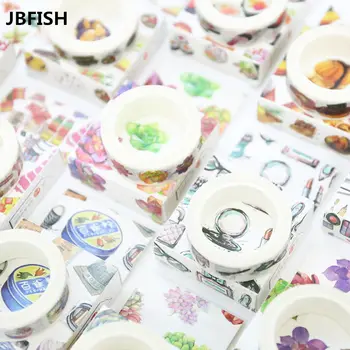 JBFISH 15mm X 7m Japanese Washi Tape Decorative Tape Scrapbook Paper Masking Sticker Photo Album Washi Tape 3300
JBFISH 15mm X 7m Japanese Washi Tape Decorative Tape Scrapbook Paper Masking Sticker Photo Album Washi Tape 3300