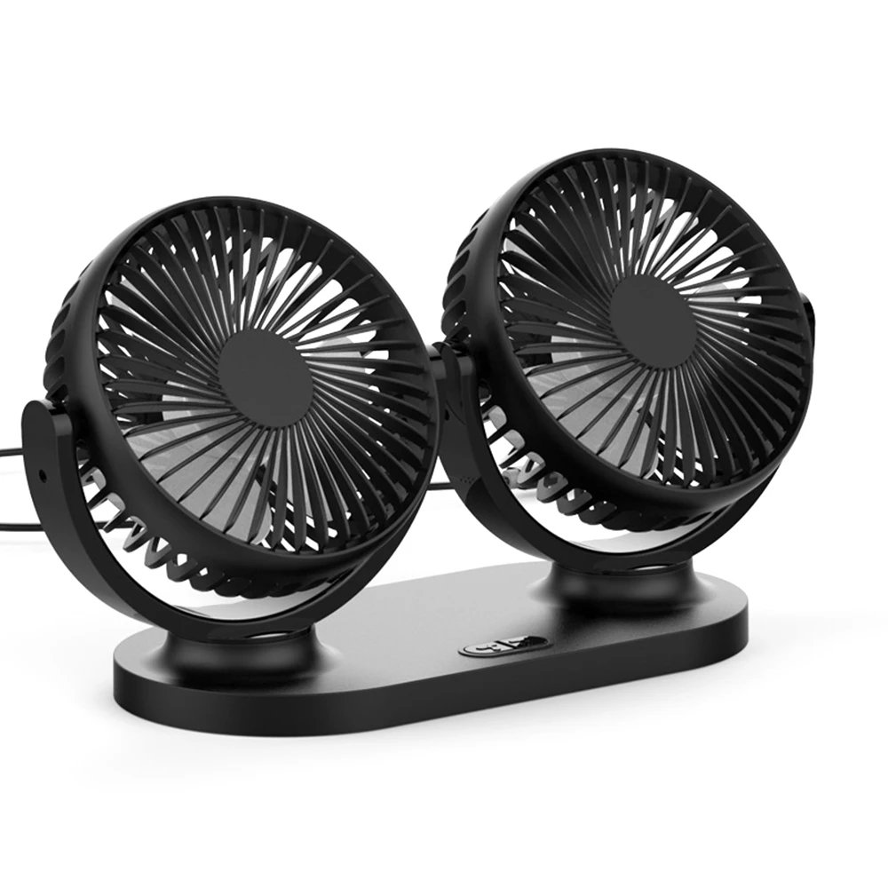 New Car Fan 12V24V Universal Big Truck Double Head Shaking Head USB Small Electric Fan Car accessories
New Car Fan 12V24V Universal Big Truck Double Head Shaking Head USB Small Electric Fan Car accessories
