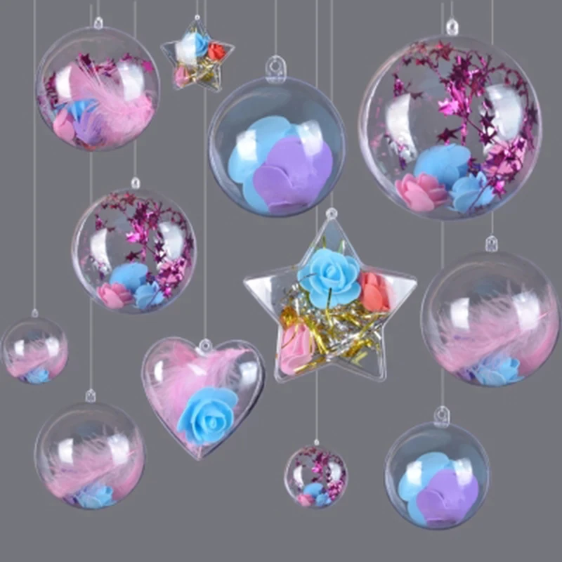 A+ Christmas Tress Decorations Ball Transparent Open Plastic Clear Ornament Christmas Tree Decorations Xmas Supplies 
A+ Christmas Tress Decorations Ball Transparent Open Plastic Clear Ornament Christmas Tree Decorations Xmas Supplies