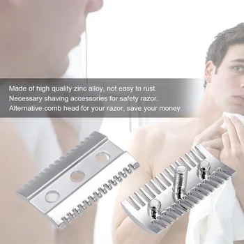 Double Edge Shaving Safety Razor Replacement Professional Open Comb Head Male Safety Razor Head Shaving Tool for Barber Home Use
Double Edge Shaving Safety Razor Replacement Professional Open Comb Head Male Safety Razor Head Shaving Tool for Barber Home Use