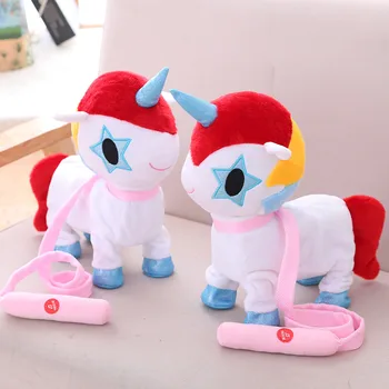 Beautiful new unicorn electric plush toy cool cartoon animal model for dear children like as a birthday present 
Beautiful new unicorn electric plush toy cool cartoon animal model for dear children like as a birthday present