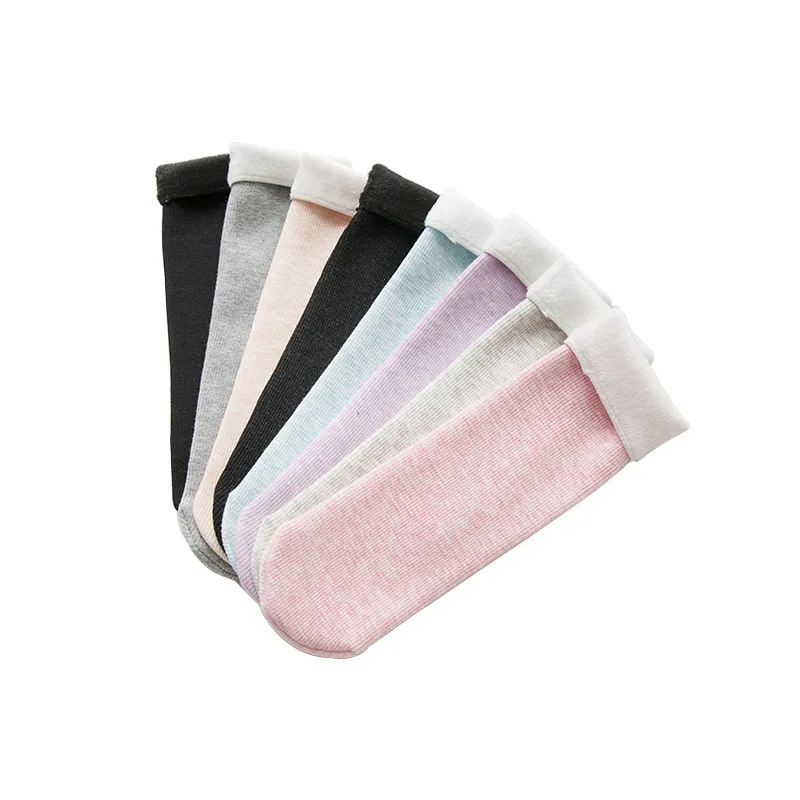 CHRLEISURE Winter Socks Female Korean Version Of The Vertical Snow Socks Floor Thick Warm Medium Tube Solid Color Socks
CHRLEISURE Winter Socks Female Korean Version Of The Vertical Snow Socks Floor Thick Warm Medium Tube Solid Color Socks