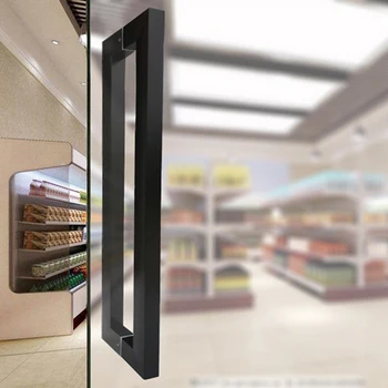 Black Stainless Steel Glass Door Handles Knobs House Door Hardware Bathroom Shower Glass Door square Tube pull Handle
Black Stainless Steel Glass Door Handles Knobs House Door Hardware Bathroom Shower Glass Door square Tube pull Handle