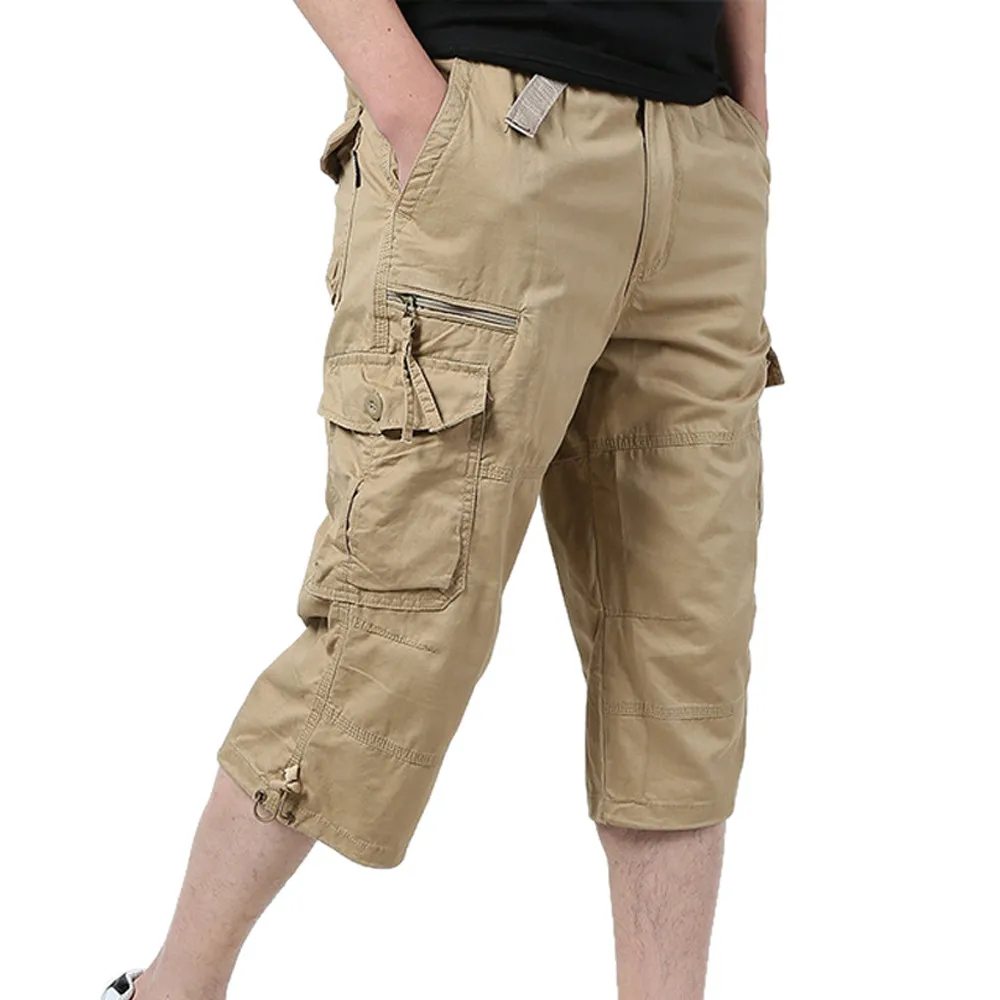 ICPANS Summer Casual Cargo Shorts Men Cotton Straight Knee Length Short Pants Military Army Green Shorts For Male 2019
ICPANS Summer Casual Cargo Shorts Men Cotton Straight Knee Length Short Pants Military Army Green Shorts For Male 2019