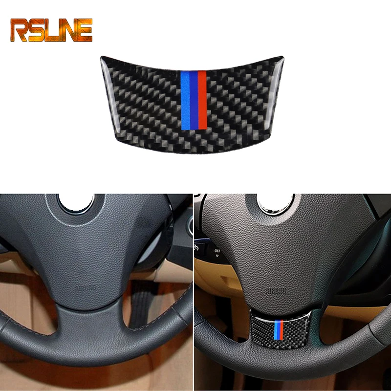 Carbon Fiber Steering Wheel Sticker M stripe Emblem 3D Car Sticker For bmw F10 F01 F07 5 series 7 series Car Styling Accessories
Carbon Fiber Steering Wheel Sticker M stripe Emblem 3D Car Sticker For bmw F10 F01 F07 5 series 7 series Car Styling Accessories