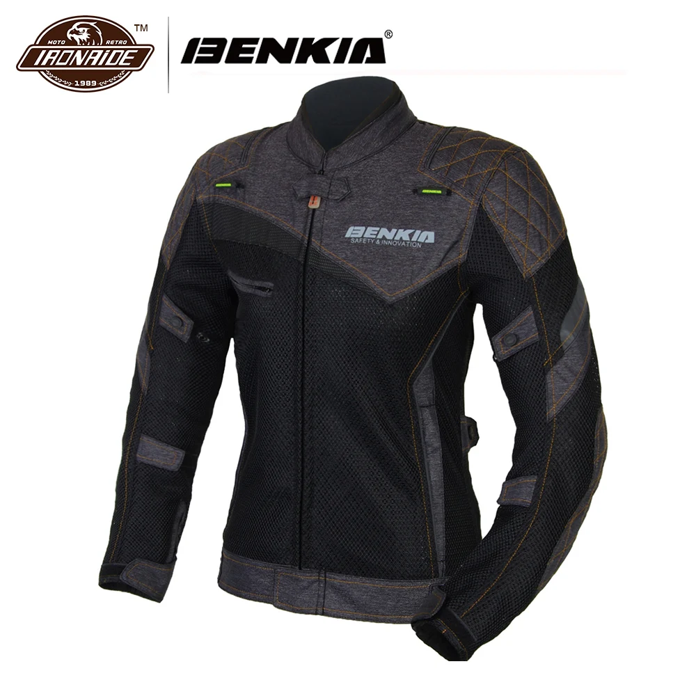 BENKIA Women Motorcycle Jacket Summer Moto Jacket Motocross Jacket Breathable Mesh Riding Racing chaqueta moto
BENKIA Women Motorcycle Jacket Summer Moto Jacket Motocross Jacket Breathable Mesh Riding Racing chaqueta moto