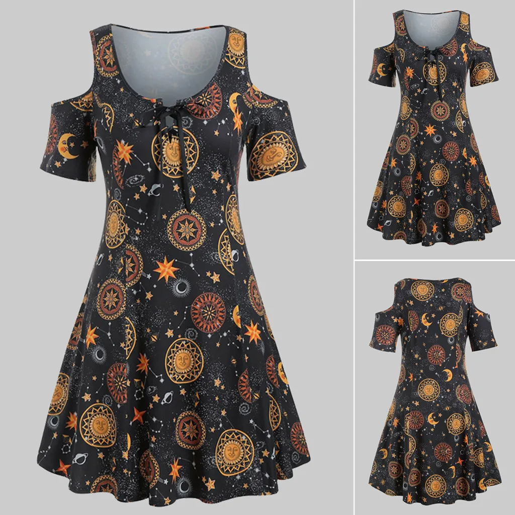Women Plus Size Sun Stars Moon Printed Off Shoulder Casual Dress Bohemian Vestidos Drop Shipping
Women Plus Size Sun Stars Moon Printed Off Shoulder Casual Dress Bohemian Vestidos Drop Shipping