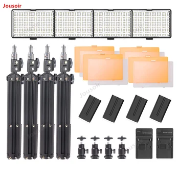 LED photographic fill lamp soft light double color temperature studio four set TL-160S CD50 T03
LED photographic fill lamp soft light double color temperature studio four set TL-160S CD50 T03