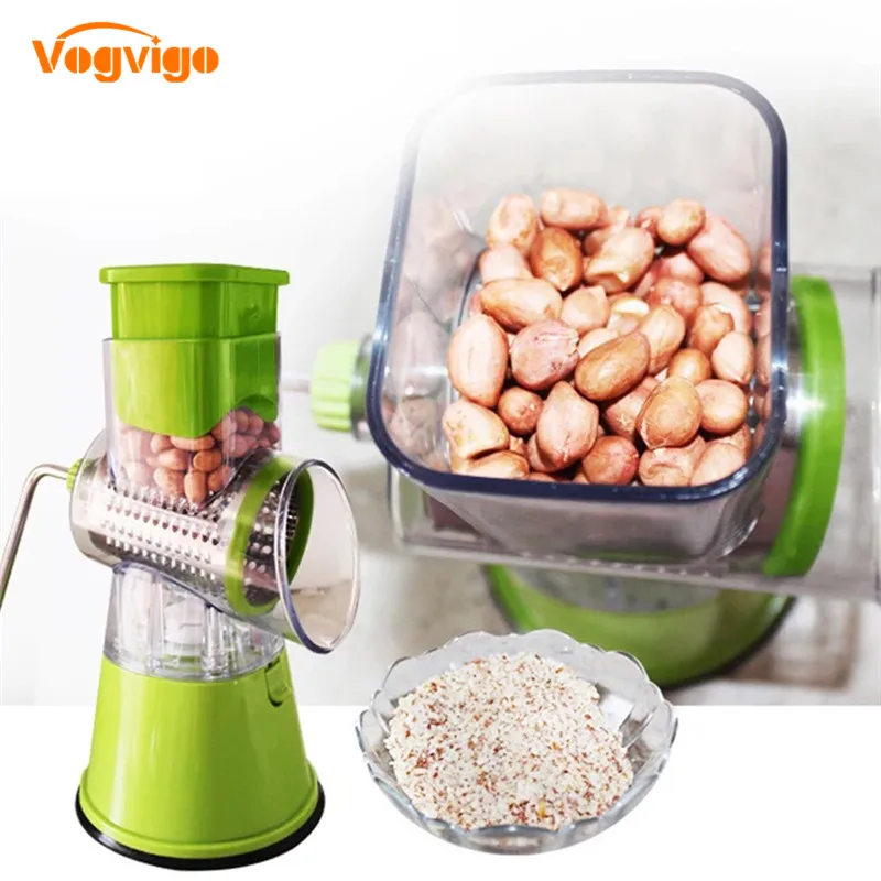 VOGVIGO 2017 New Arrival 3 Cutters Multifunctional Vegetables Graters Hand-cranked Fruit Slicer Nut Grinding For Kitchen 
VOGVIGO 2017 New Arrival 3 Cutters Multifunctional Vegetables Graters Hand-cranked Fruit Slicer Nut Grinding For Kitchen