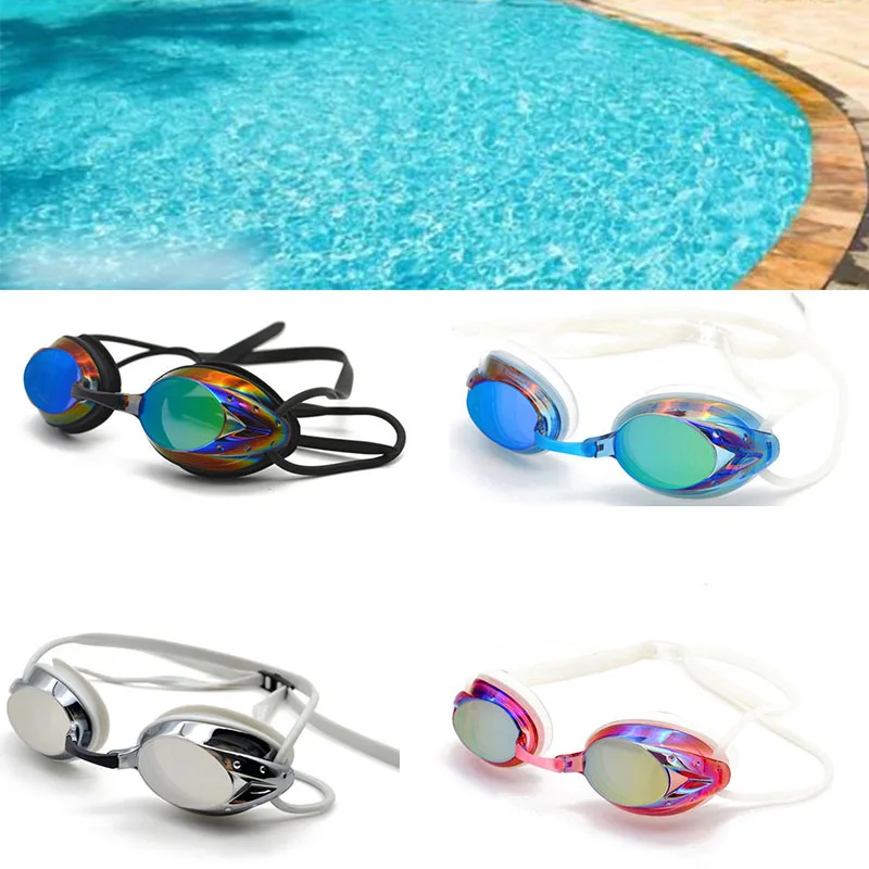Swim Glasses Men Adjustable Electroplating Waterproof Anti-fog UV Women Swimming Pool Goggles Adult Eyewear with Free Ear Plugs
Swim Glasses Men Adjustable Electroplating Waterproof Anti-fog UV Women Swimming Pool Goggles Adult Eyewear with Free Ear Plugs