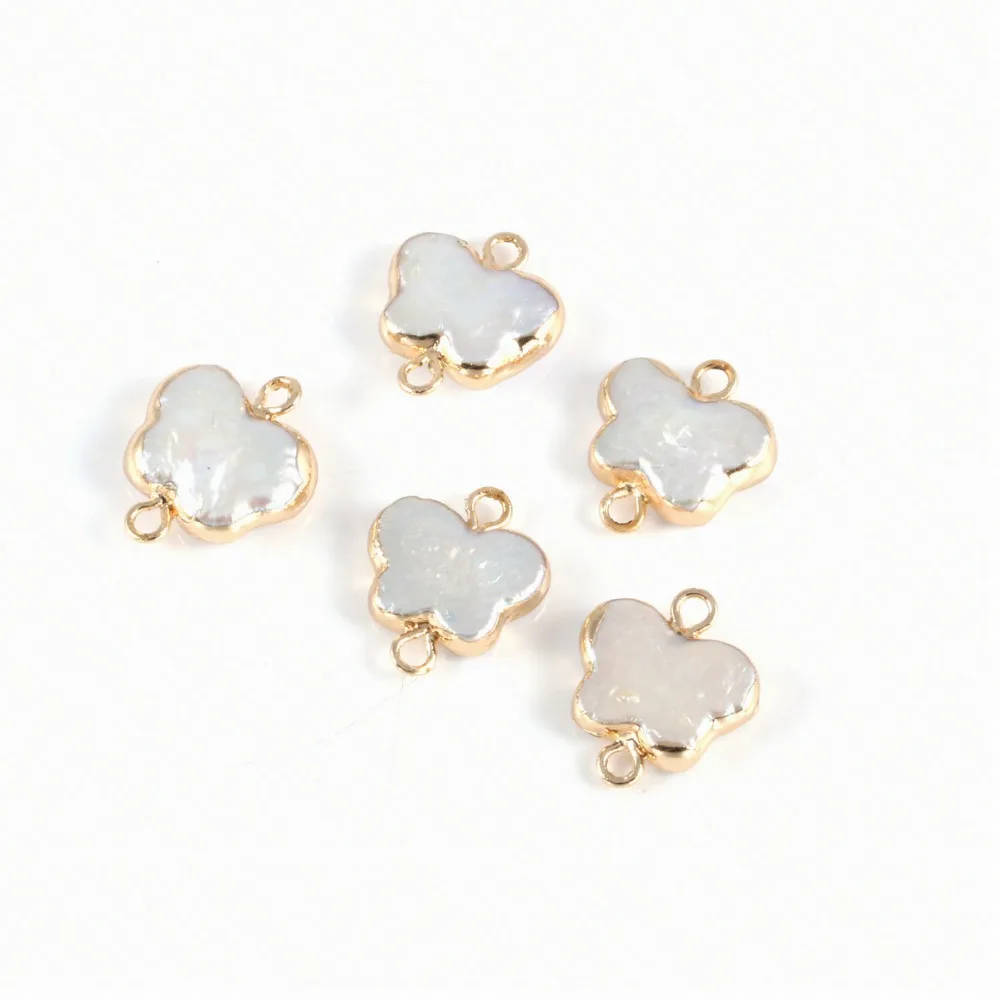 Natural Irregular Shape Shell Pearl Double Hole Connector Diy Beads Accessories For Jewelry Making
Natural Irregular Shape Shell Pearl Double Hole Connector Diy Beads Accessories For Jewelry Making