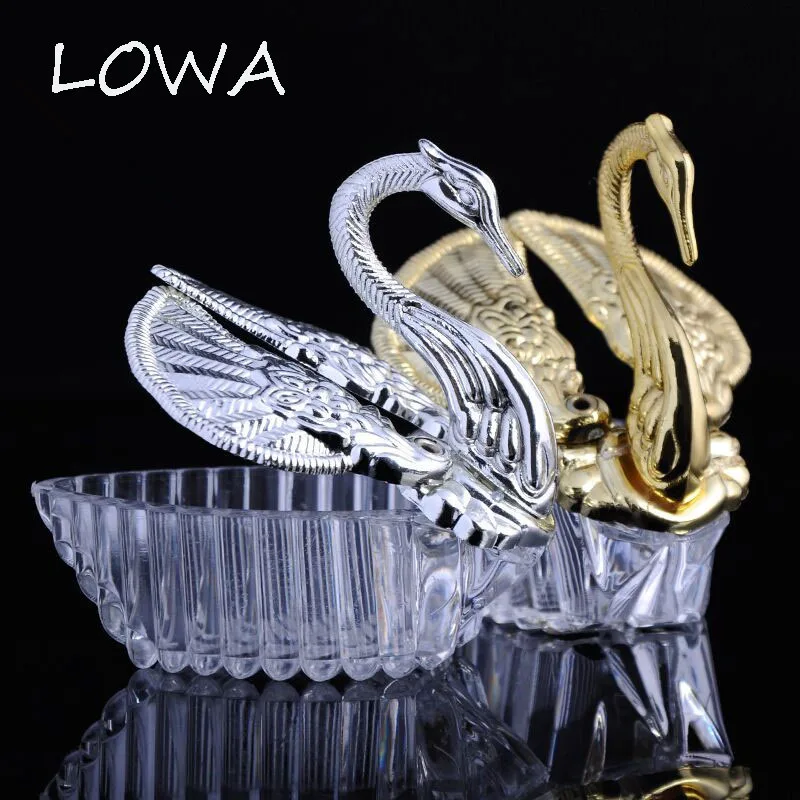 2pcs Wedding Candy Box Sweet Swan Shaped Movable Kraft Boxes Gold /Silver Party Gift Box Plastic Candy Gift Case Marriage Decor
2pcs Wedding Candy Box Sweet Swan Shaped Movable Kraft Boxes Gold /Silver Party Gift Box Plastic Candy Gift Case Marriage Decor