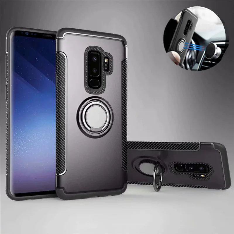 Shockproof Armor Case For Samsung Galaxy S9 / S9 Plus Car Magnetic Bracket Ring TPU+PC Stand Cover For Galaxy S7 edge / S8 Coque
Shockproof Armor Case For Samsung Galaxy S9 / S9 Plus Car Magnetic Bracket Ring TPU+PC Stand Cover For Galaxy S7 edge / S8 Coque