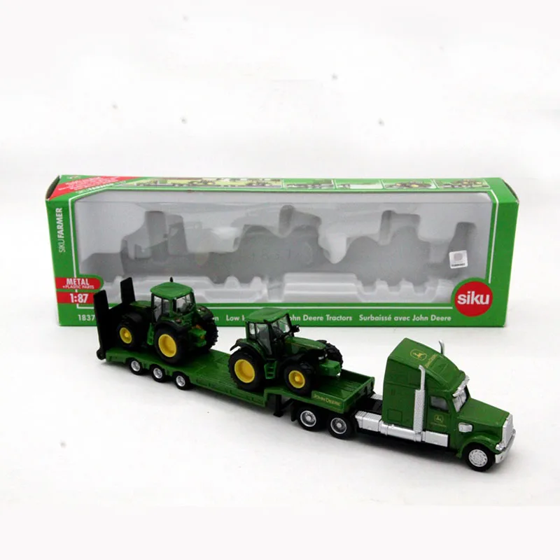 1:87 Siku 1837 Farmer Low Loader With 2 John Deere Tractors Models Diecast Toys Cars Hobbies Collection Kids Toys High Quality
1:87 Siku 1837 Farmer Low Loader With 2 John Deere Tractors Models Diecast Toys Cars Hobbies Collection Kids Toys High Quality