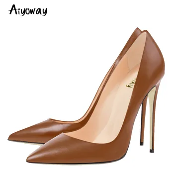 Ladies High Heel PU Pumps Sexy Stiletto Aiyoway Fashion Women Shoes Autumn Spring Party Heels Thin Heel Wedding Shoes Slip-On
Ladies High Heel PU Pumps Sexy Stiletto Aiyoway Fashion Women Shoes Autumn Spring Party Heels Thin Heel Wedding Shoes Slip-On