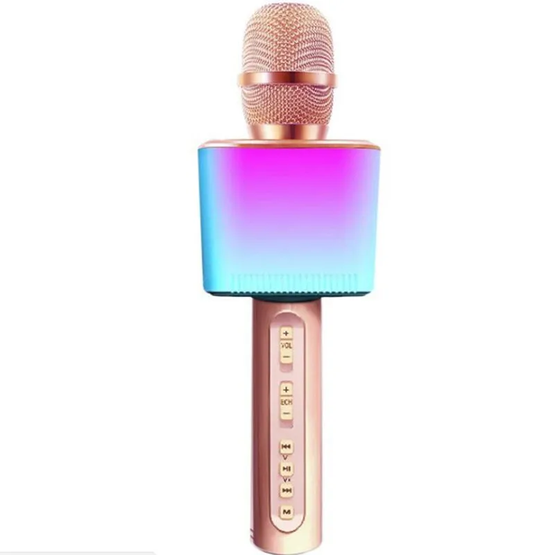 30 шт. SD-12L трещины красочный градиент света Bluetooth беспроводной микрофон для chirdren