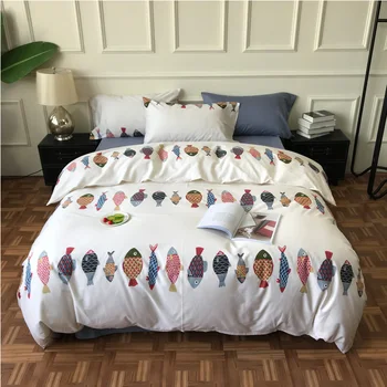 Cotton Fish Print Kids Duvet Quilt Cover Queen King Colorful Fishes Boys Bedding Fitted Bed Sheet Duvet Cover
Cotton Fish Print Kids Duvet Quilt Cover Queen King Colorful Fishes Boys Bedding Fitted Bed Sheet Duvet Cover
