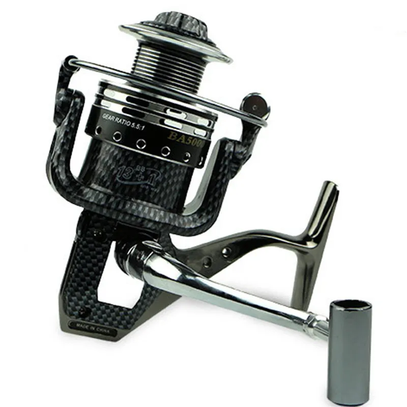 Yumoshi Brand Fishing Reels Aluminum Alloy Super Lightweight Fishing Spinning Reel BA1000-7000 High Speed 13+1 BB Full Metal
Yumoshi Brand Fishing Reels Aluminum Alloy Super Lightweight Fishing Spinning Reel BA1000-7000 High Speed 13+1 BB Full Metal