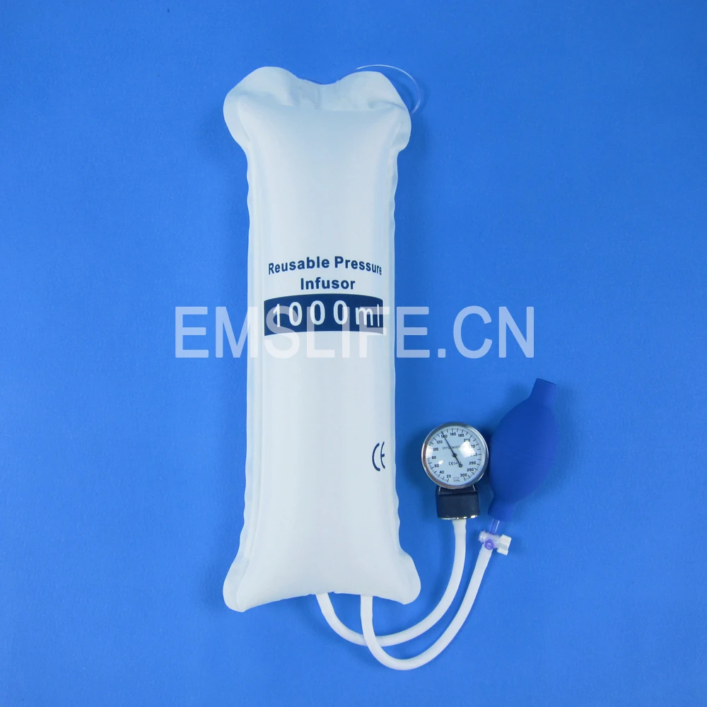 Pressure cuff QUALITY FLUID 1000 ml with gauge 0 - 1000 mbar and hand pump ball with spoon
Pressure cuff QUALITY FLUID 1000 ml with gauge 0 - 1000 mbar and hand pump ball with spoon