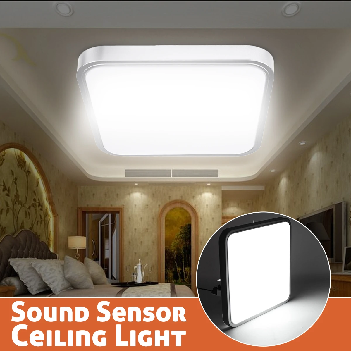 1Pcs 15W/18W/24W Flush Mount Bulkhead LED Ceiling Lights Modern Microwave Sensor Sound Control Lamp For Living Room Bedroom
1Pcs 15W/18W/24W Flush Mount Bulkhead LED Ceiling Lights Modern Microwave Sensor Sound Control Lamp For Living Room Bedroom