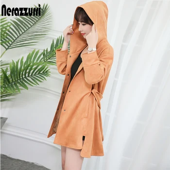 Nerazzurri Brown hooded leather jacket women side slit plus size suede jacket drop shoulder sashes high low hem windbreaker 5xl
Nerazzurri Brown hooded leather jacket women side slit plus size suede jacket drop shoulder sashes high low hem windbreaker 5xl