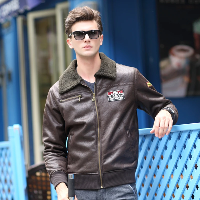 Skulls Appliques Classic Leather Jackets Men Punk Turn-down Collar Coats Winter High Quality PU Faux Leather Jackets
Skulls Appliques Classic Leather Jackets Men Punk Turn-down Collar Coats Winter High Quality PU Faux Leather Jackets
