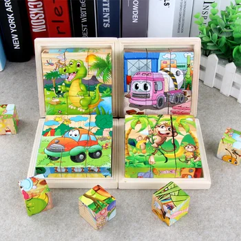 3D Puzzle Cube Kids Educational Toys for Children Wooden Jigsaw Six Face Painting Building Puzzle Animals
3D Puzzle Cube Kids Educational Toys for Children Wooden Jigsaw Six Face Painting Building Puzzle Animals