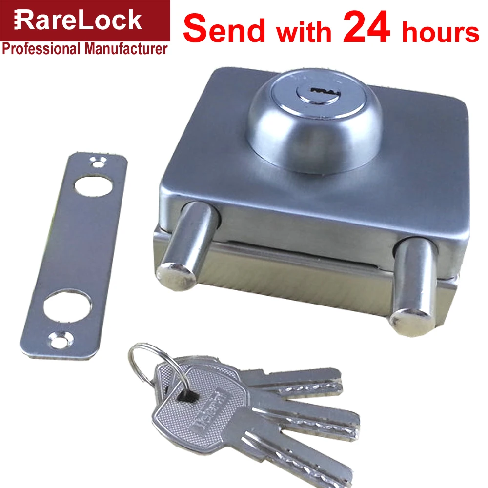 LHX AMMS106 Glass Door Lock Stainless with 3 Brass keys Lock for Office Kitchen Intenior Door
LHX AMMS106 Glass Door Lock Stainless with 3 Brass keys Lock for Office Kitchen Intenior Door