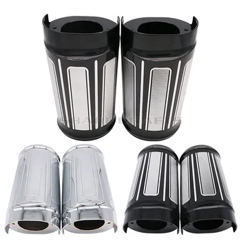 NEW STYLE Motorcycle 2014-2019 CNC Edge Cut Upper Boot Slider Fork Cover For Harley Touring Electra Glide Road King Street Glide
NEW STYLE Motorcycle 2014-2019 CNC Edge Cut Upper Boot Slider Fork Cover For Harley Touring Electra Glide Road King Street Glide