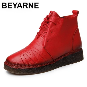 BEYARNE Autumn Winter Women Retro Boots Handmade Ankle Boots Flat Boots Real Genuine Leather Shoes Women Shoes
BEYARNE Autumn Winter Women Retro Boots Handmade Ankle Boots Flat Boots Real Genuine Leather Shoes Women Shoes
