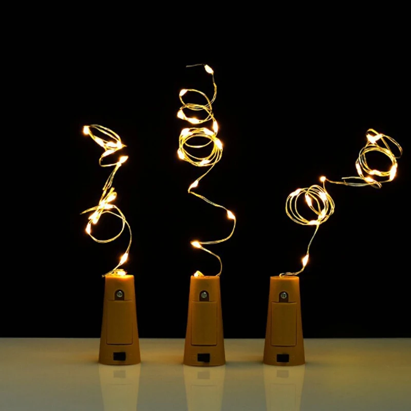 20pcs 2M 20LED micro led Copper String Light Wine Bottle Cork Stopper vine lamp fairy starry Lamp DIY Christmas Wedding bar deco
20pcs 2M 20LED micro led Copper String Light Wine Bottle Cork Stopper vine lamp fairy starry Lamp DIY Christmas Wedding bar deco
