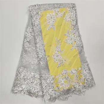 White African Chemical Lace Fabric Nigerian Water Soluble Guipure Lace With Stone and Beads For Wedding African Lace Fabric
White African Chemical Lace Fabric Nigerian Water Soluble Guipure Lace With Stone and Beads For Wedding African Lace Fabric