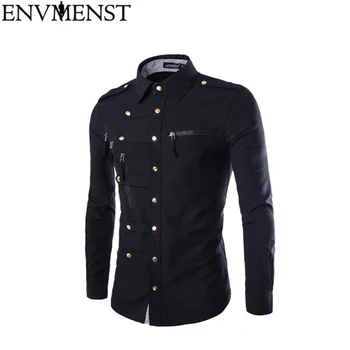 Envmenst 2018 New Brand Fashion Military And Casual Shirt Men Long Sleeve Casual Shirt Man Solid Shirt With Zipper
Envmenst 2018 New Brand Fashion Military And Casual Shirt Men Long Sleeve Casual Shirt Man Solid Shirt With Zipper