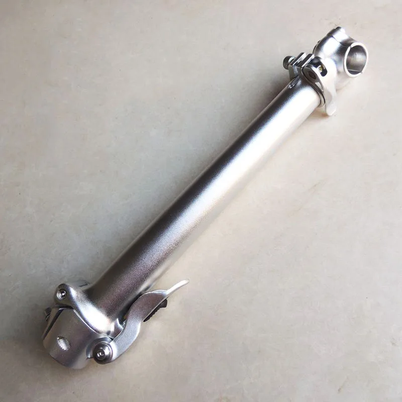 Folding bike aluminum folding handle Stem height adjustable for teethless front fork tube 28.6 handlebar 25.4m
Folding bike aluminum folding handle Stem height adjustable for teethless front fork tube 28.6 handlebar 25.4m