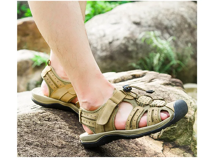 leather sandals mens