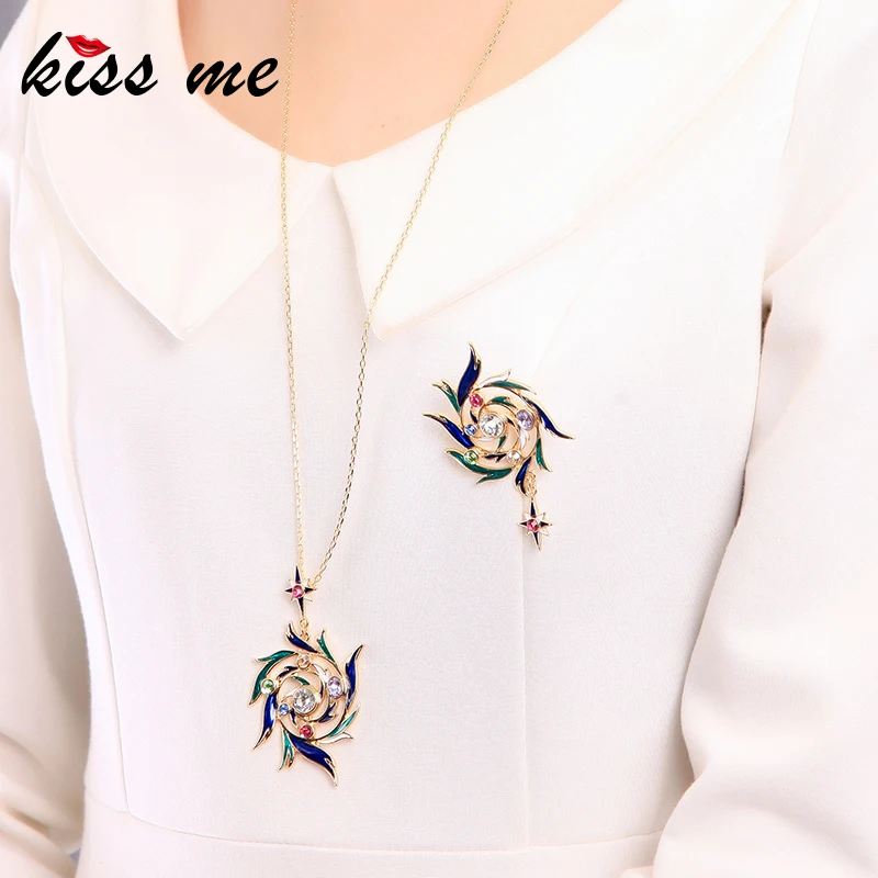 kissme Hyperbole Colorful Enamel Crystal Irregular Special Design Pendant Necklace For Women Alloy Long Necklace New Accessories
kissme Hyperbole Colorful Enamel Crystal Irregular Special Design Pendant Necklace For Women Alloy Long Necklace New Accessories