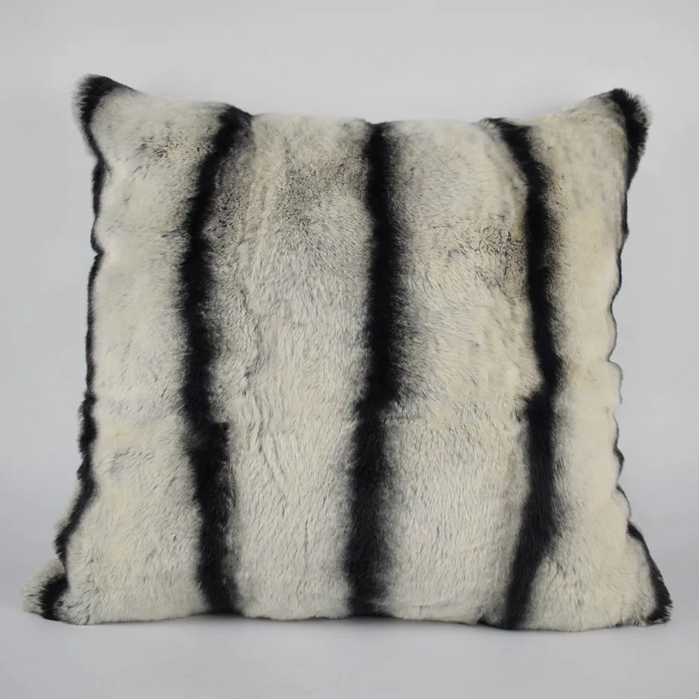 rex rabbit fur pillow 6