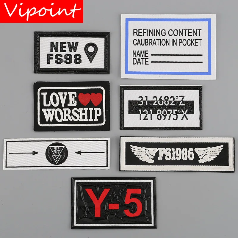 VIPOINT embroidery printed warning patches letter alphabet patches badges applique patches for clothing YM-7
VIPOINT embroidery printed warning patches letter alphabet patches badges applique patches for clothing YM-7
