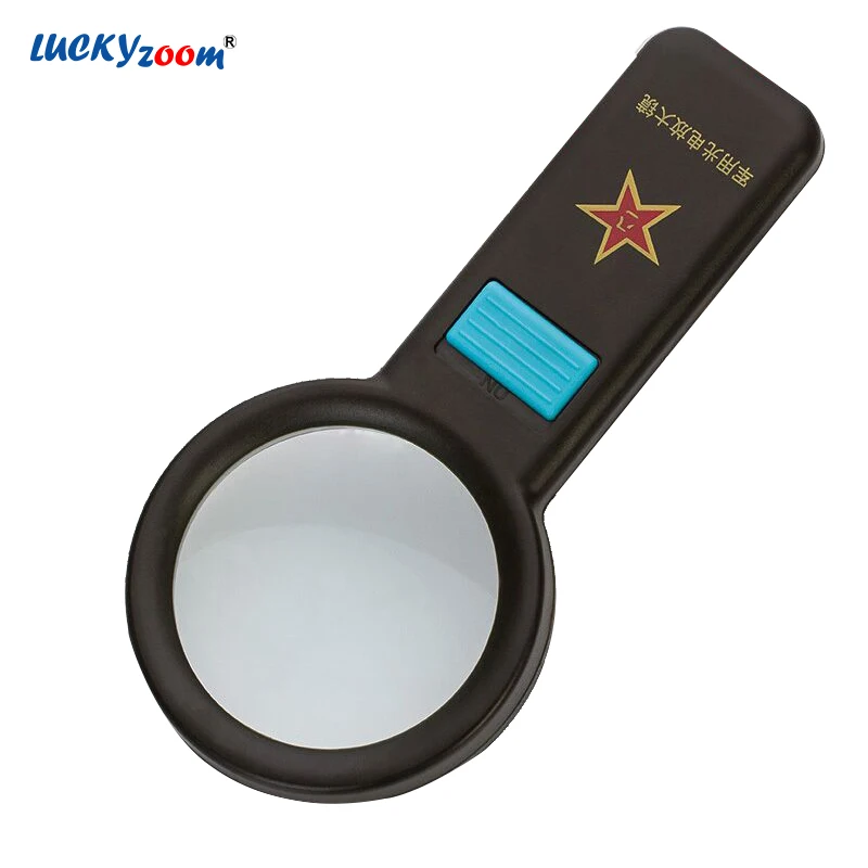Handheld 10 LED Magnifier Lamp Loupe 6X Magnifying Glass Optical Lens Color Box Reading Magnifier Jewelry Gift For Old Person
Handheld 10 LED Magnifier Lamp Loupe 6X Magnifying Glass Optical Lens Color Box Reading Magnifier Jewelry Gift For Old Person