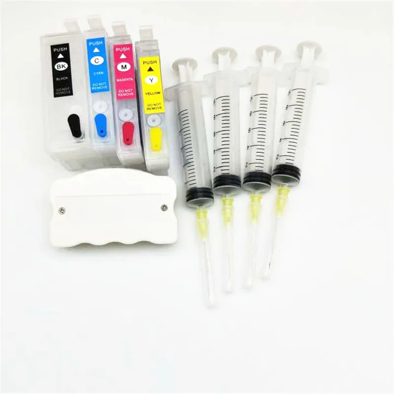 vilaxh 4pcs WF3725 Refillable Ink Cartridge Without Chip + T34 34 XL Chip Resetter For Epson WF3725 WF3720 WF-3720DWF WF-3725DWF
vilaxh 4pcs WF3725 Refillable Ink Cartridge Without Chip + T34 34 XL Chip Resetter For Epson WF3725 WF3720 WF-3720DWF WF-3725DWF