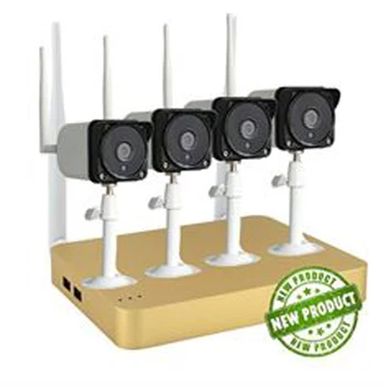 2.4Ghz 4ch 720P HD Wifi Bullet Camera with Wireless Golden NVR DIY Kit for Home Monitoring Surveillance Systems with Smart Link
2.4Ghz 4ch 720P HD Wifi Bullet Camera with Wireless Golden NVR DIY Kit for Home Monitoring Surveillance Systems with Smart Link