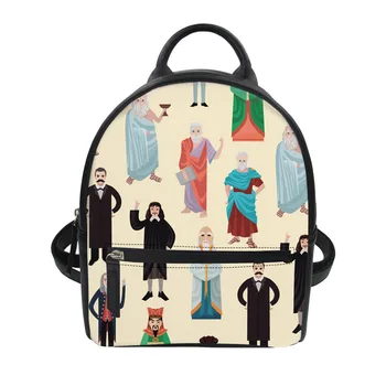 THIKIN Philosopher Figure Pattern Backpack Character Design Waterproof Shoulder Bags Cartoon School Bag for Teenager Girls Daily
THIKIN Philosopher Figure Pattern Backpack Character Design Waterproof Shoulder Bags Cartoon School Bag for Teenager Girls Daily